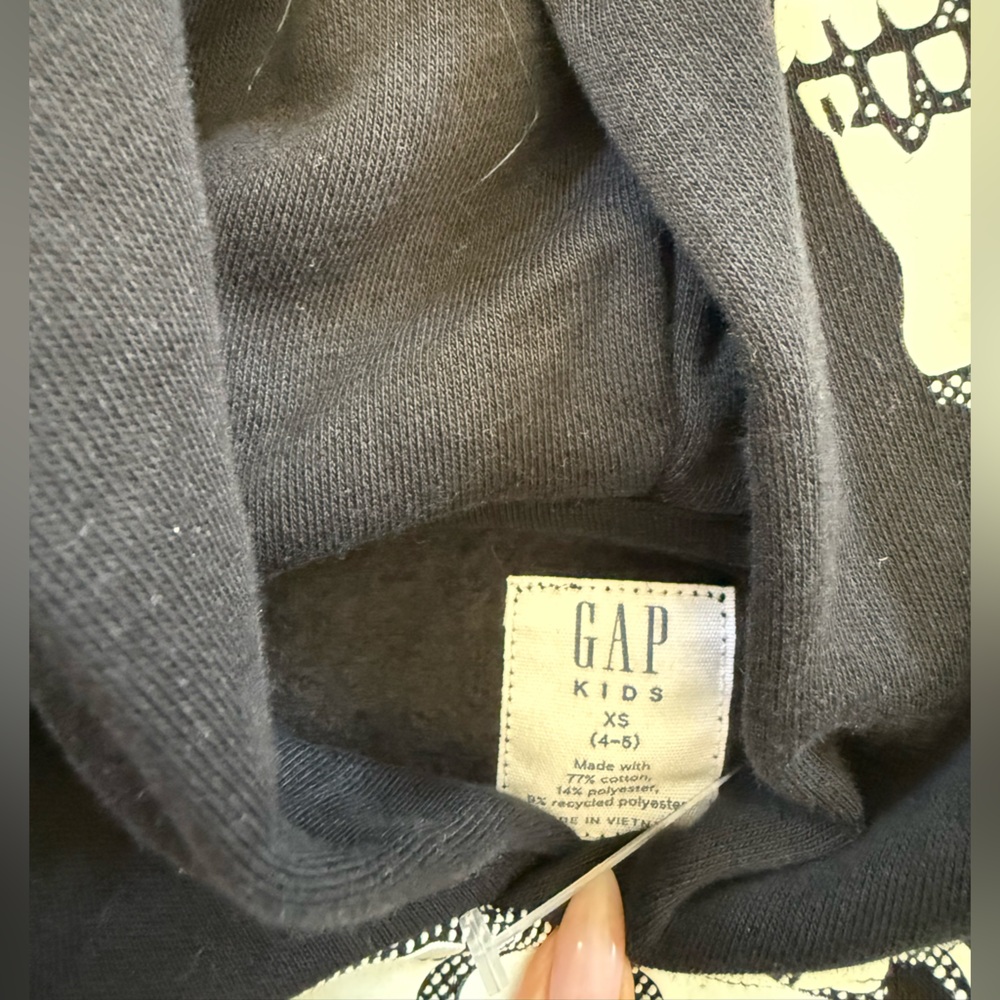 Boys Gap glow in the dark Halloween sweatshirt. Never worn, no tags. - Picture 3 of 3